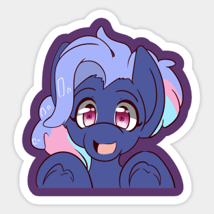 Peekaboo Bitrate Pony Sticker